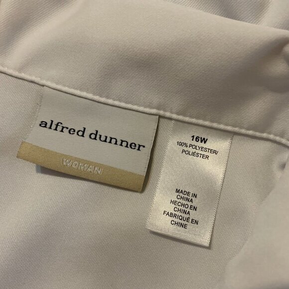 Alfred Dunner. Size 16W. Embroidered Beaded Unlined Zip Up Jacket. B72. - Picture 7 of 7